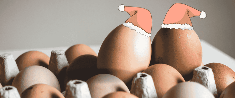 festive eggs