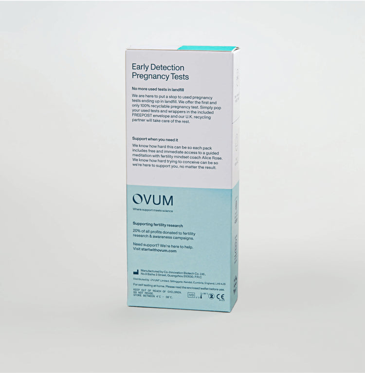 OVUM Early Detection Pregnancy Tests x 4