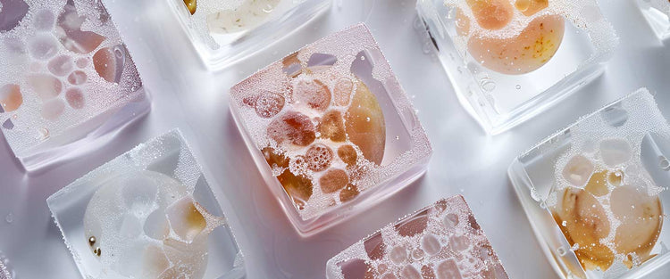 eggs freezing in cubes